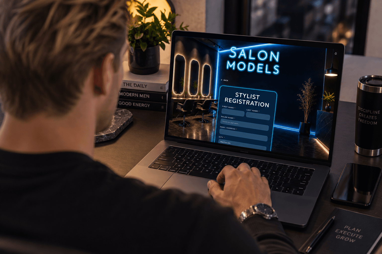 Salon Models Find Hair Models interface preview